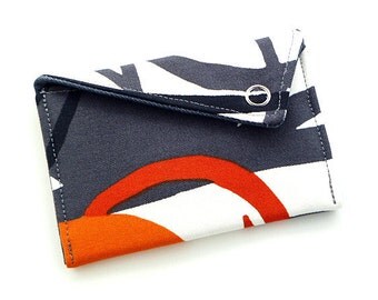 Business Card Holder - IKEA Majken in Orange Grey and White