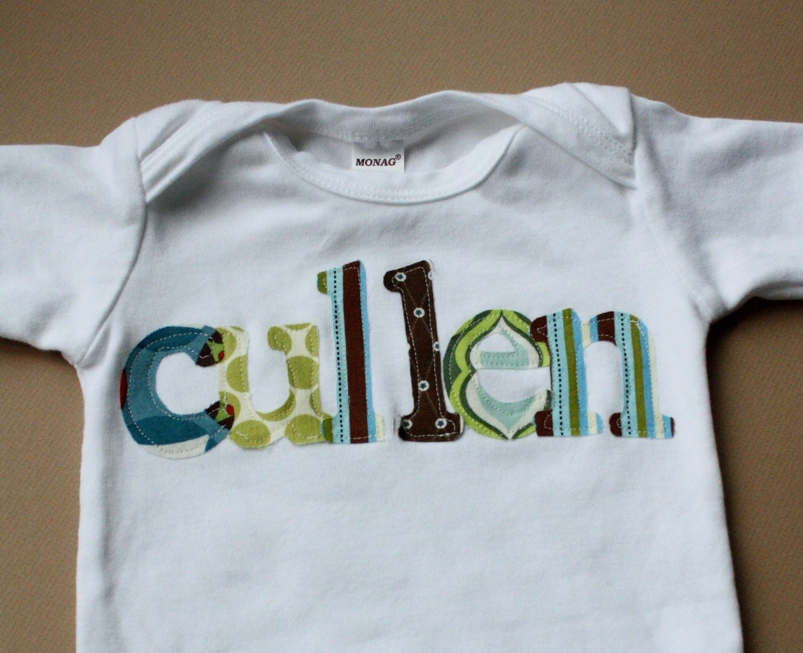 Name Shirt for Boys - Personalized Shirt - You Choose Shirt Color and Sleeve Length