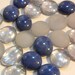 Violet Mix Glass Gems Mosaic Tiles - 50 - Opaque Clear and Frosted