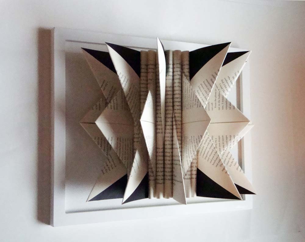 Folded Book Sculpture