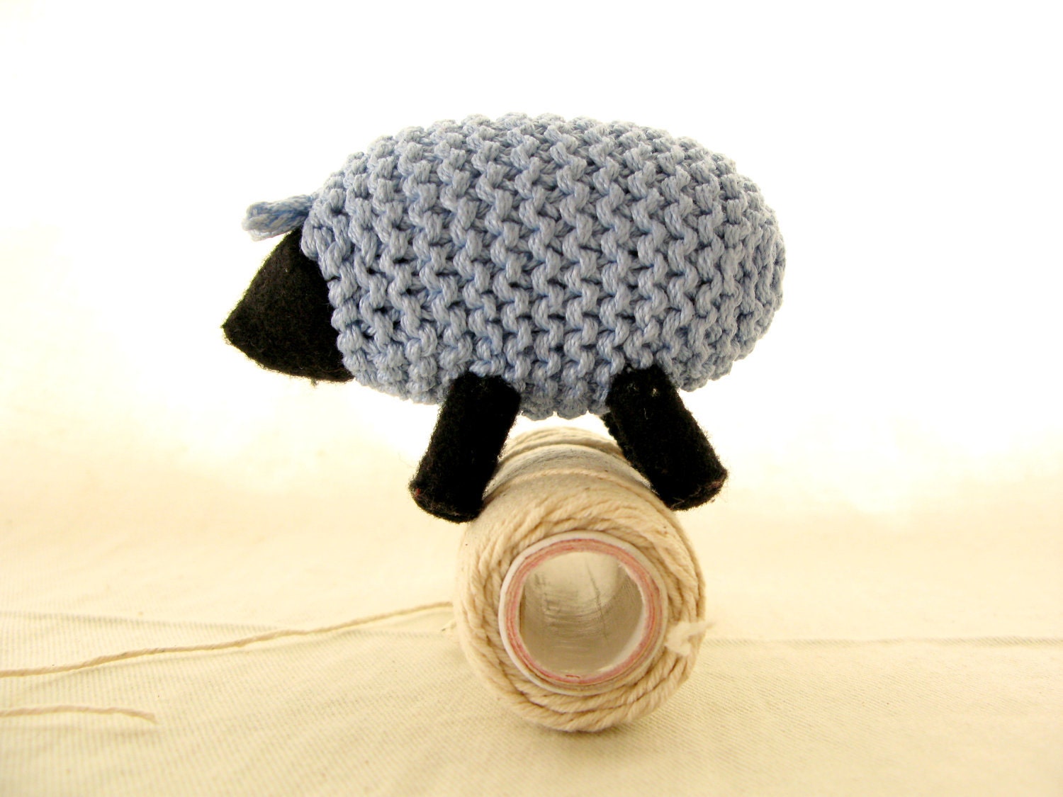 Blue cotton sheep