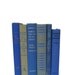 Vintage Books Blue Tan Decorative Books Photography Prop
