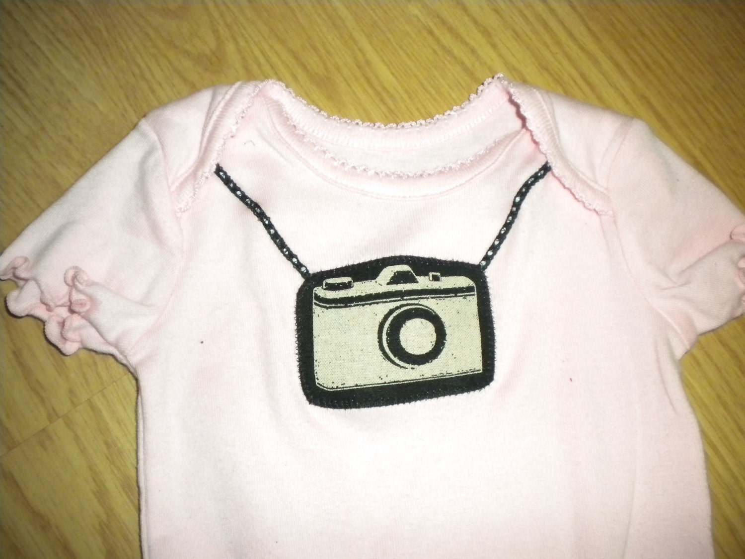 photographer camera onesie