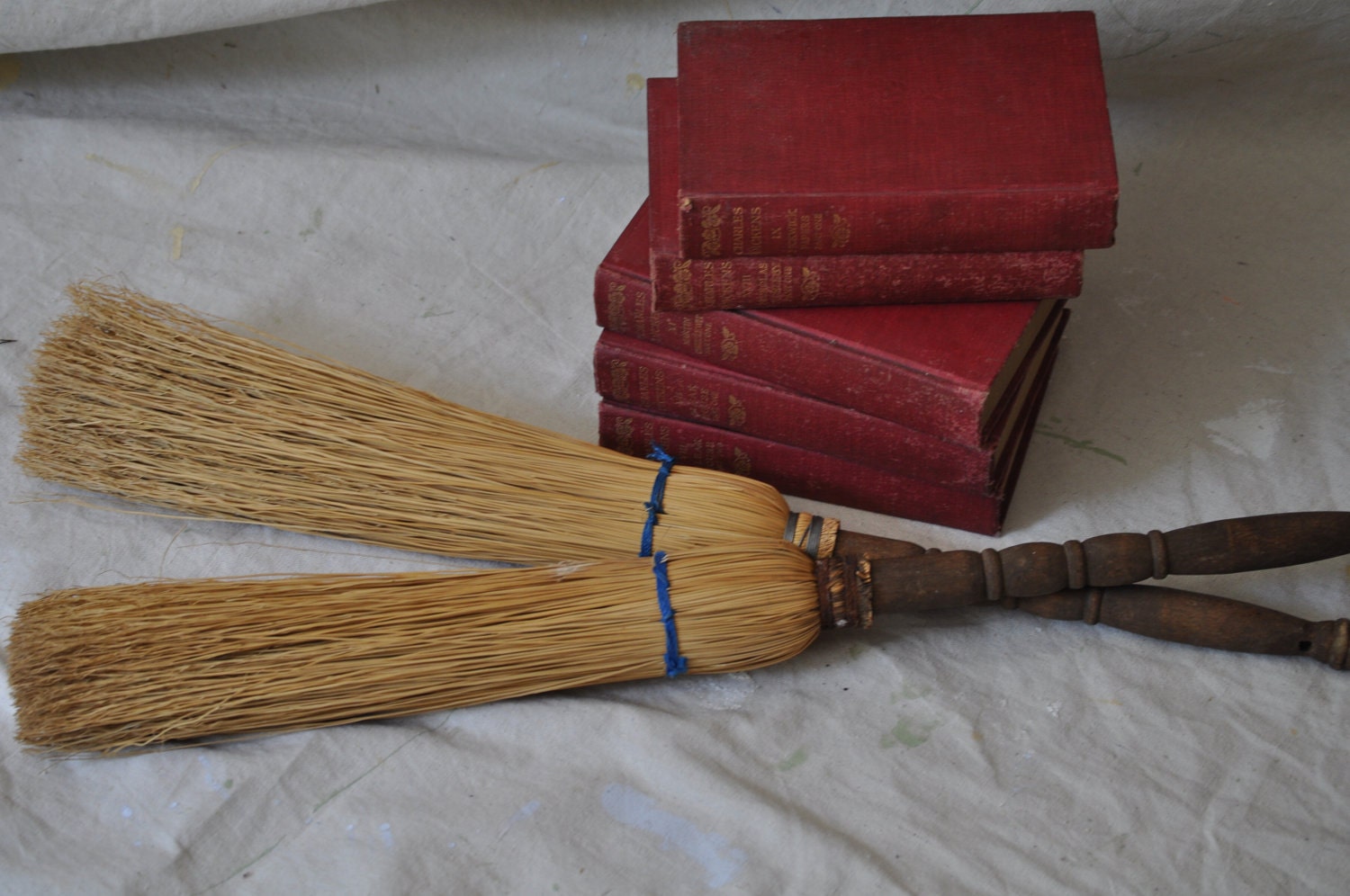 Antique Corn Brooms / Amish Fireplace Sweeps / by TheVelvetBranch