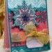 Handmade Christmas Card - Merry Christmas - Stampin Up Snowflake Image Embossed