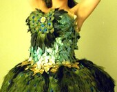 Peacock Feather Ballerina Fairy Costume DRESS Made 4 U