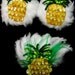 Sexy Hot Pineapple Tropic Las Vegas Showgirl Feather Pasties w/G