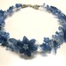 BLUE BLOSSOM GARLAND: reserved for Nicholas