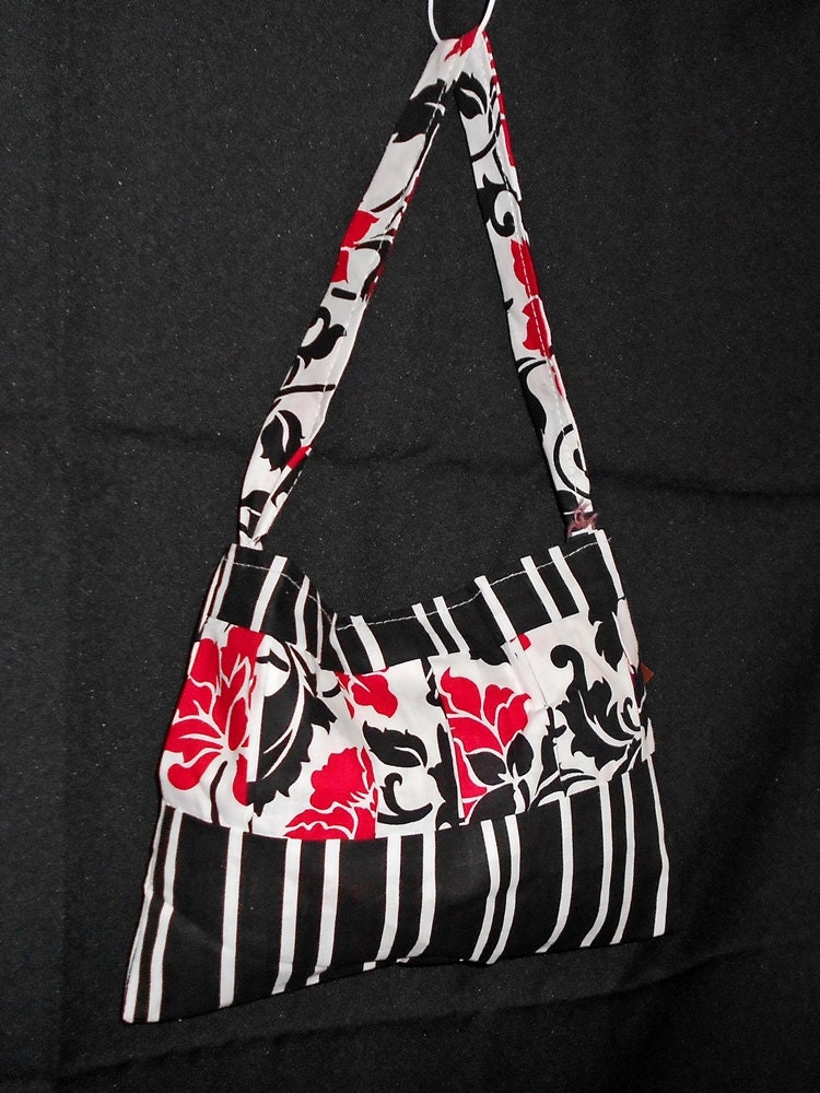 Sale - Red Floral Handbag