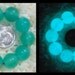 Glow in the Dark Glass 1 "Light Teal" Glow Glass Glow in the Dark Handmade Bead SRA I-7