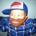 BEARD Child size BROWN
