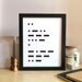 Morse I Love You - Black 8x10