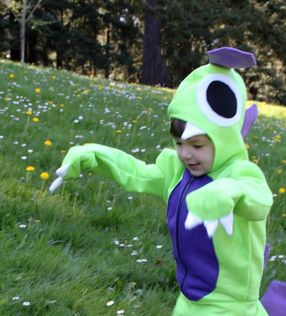 Custom Size and Color Complete Kids Dinosaur Suit Costume - missnessamonster