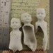 3 Vintage German Doll Figures ceramic