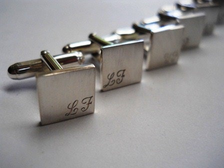 Cufflinks groom gift groomsmen gifts best man gift wedding cuff link set engraved cufflinks initial cufflinks