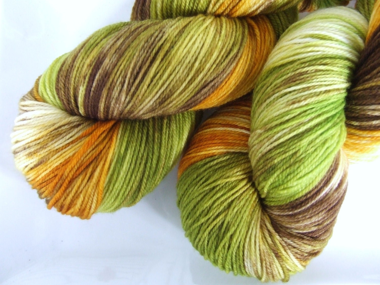 Enchanted Forest on Squidgy- Hand Dyed Sock Yarn