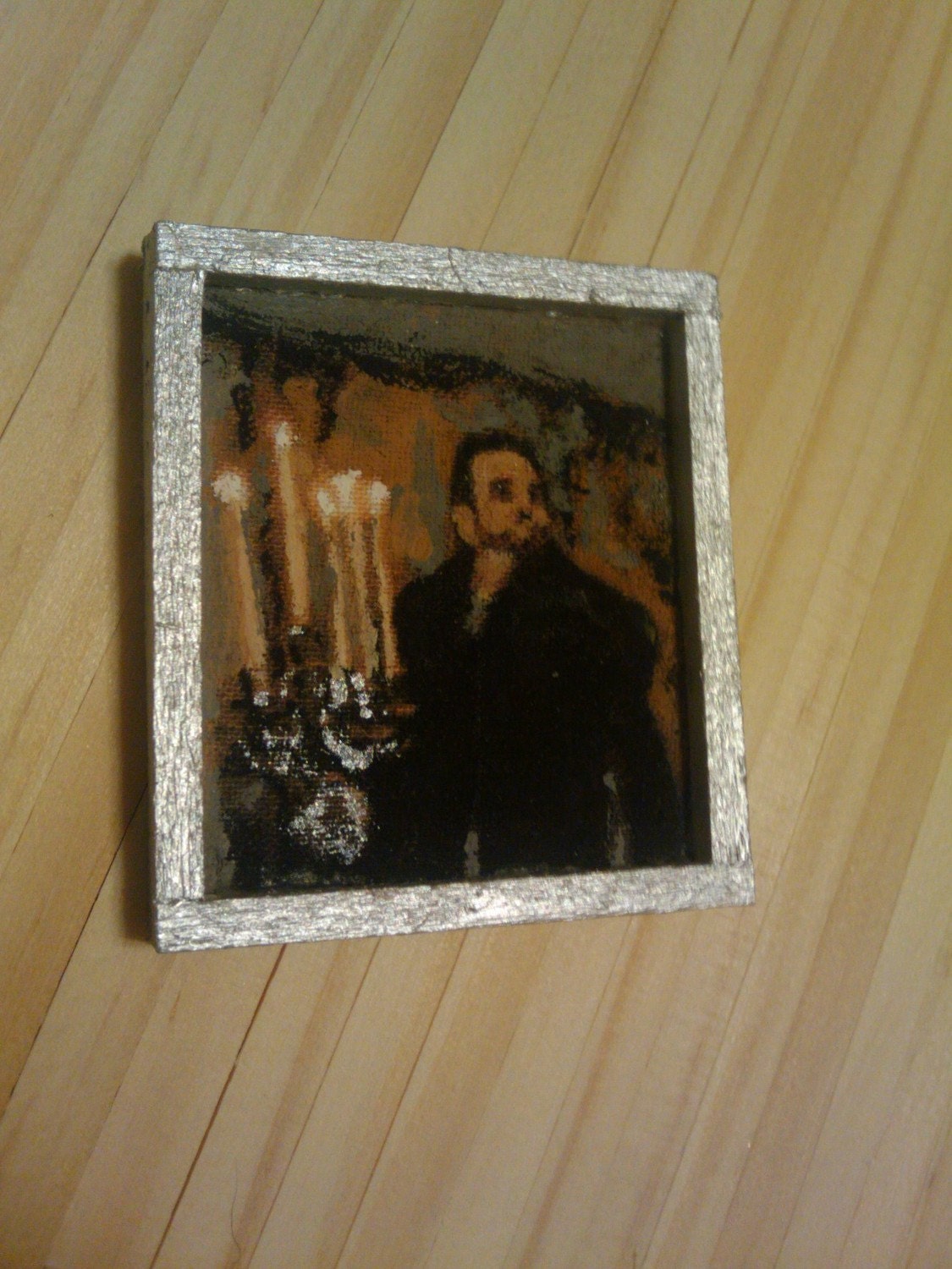 Modern Ancestor Painting - Dollhouse Size