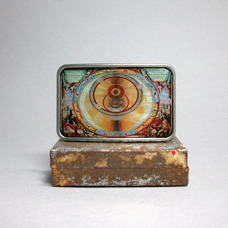 Belt Buckle Vintage Celestial Map