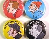 Four Dudes - 1-inch Button Set