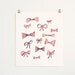 Bows Print