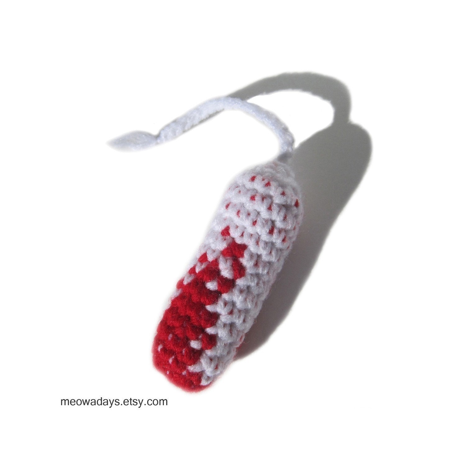 CAT TOY TAMPON catnip weird pet toys organic crocheted