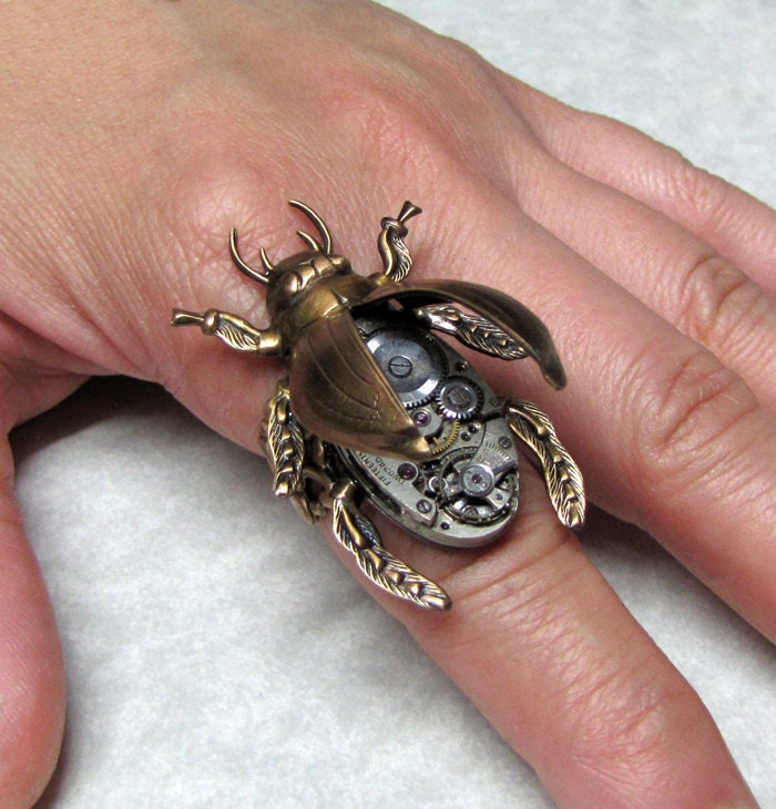 Steampunk Horned Beetle