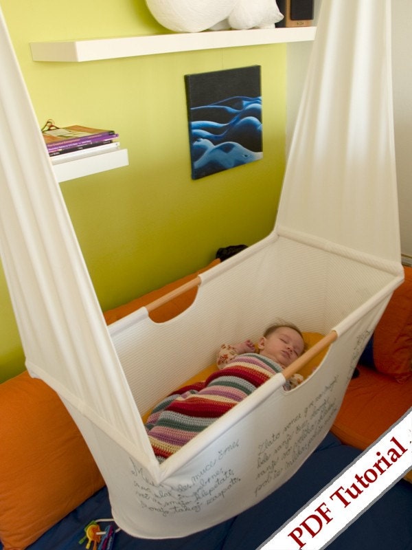 Hanging Cradle DIY Fabric Sewing Pattern with VIDEO