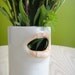 Quirky ceramic cylinder mouth vase