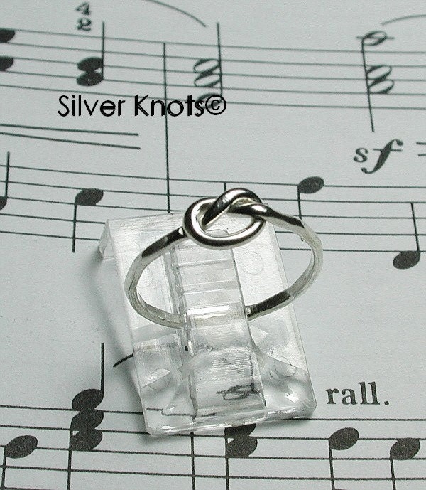 Sterling Silver Knot Ring. Just Plain Cute