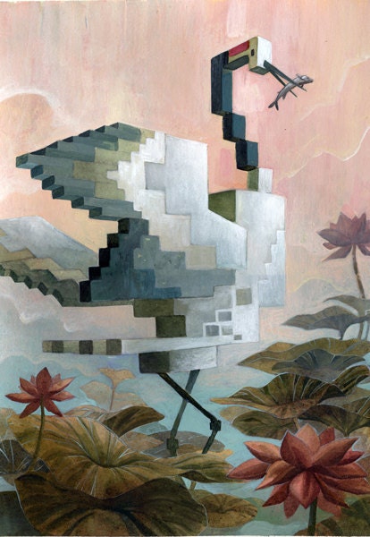 Crane by Laura Bifano Crane by Laura Bifano