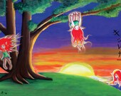 18" x 24" Poster- "Kijimuna" (LARGE Print of Original Painting)