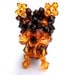 Yorkie Miniature Figurine Swarovski Crystals