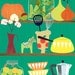 Kitchen shelf- art print
