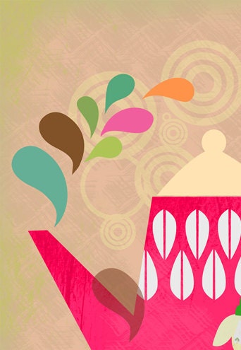 the smell of coffee-art print