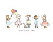 Childrens Art Print - Nursery Art Print - GIRLS Kids Room Decor - Be a Good One- 11x17