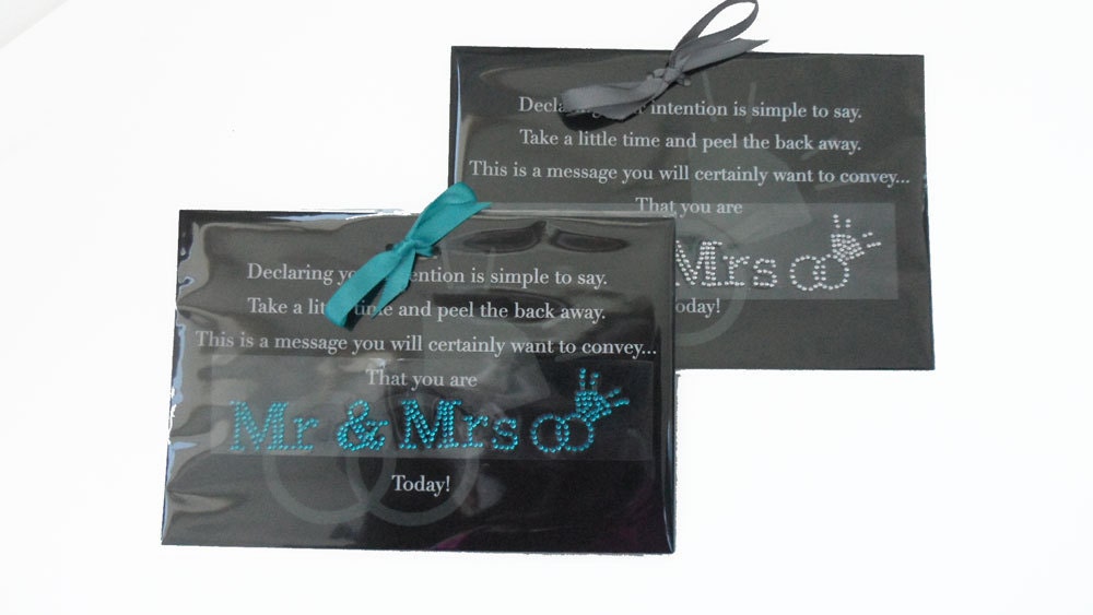 MR. and MRS. Shoe Sticker in Silver Crystal Perfect for Wedding Props and Unique Photo Opp