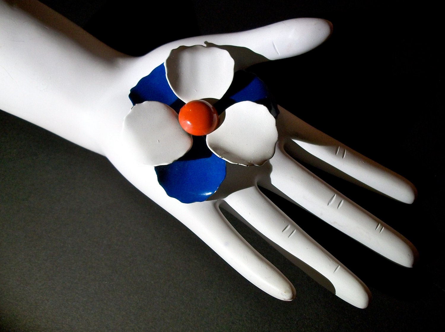 My RePurposed UpCycled Magnets Made From 1960s Flower Power Brooch Pins Just For You 14