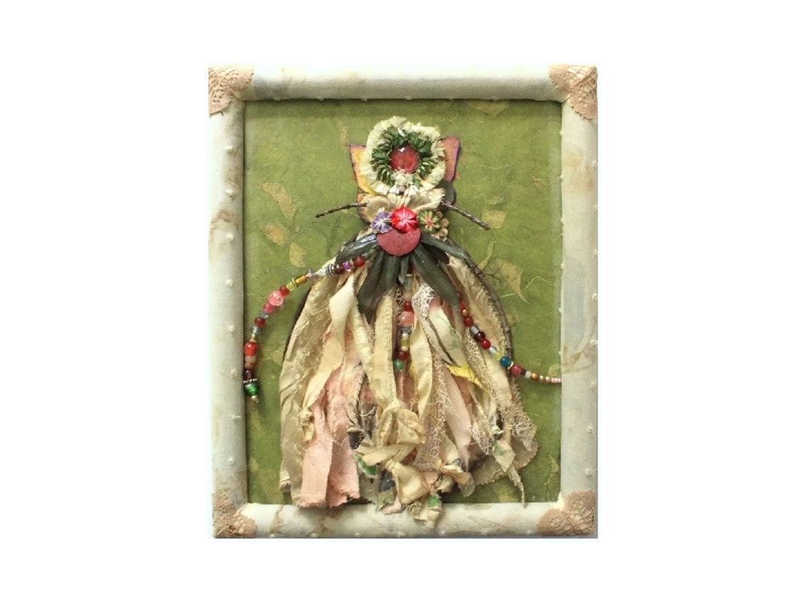 children's fairy Woodland wall art original unique - home decor