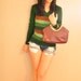 vintage v neck sweater, small.