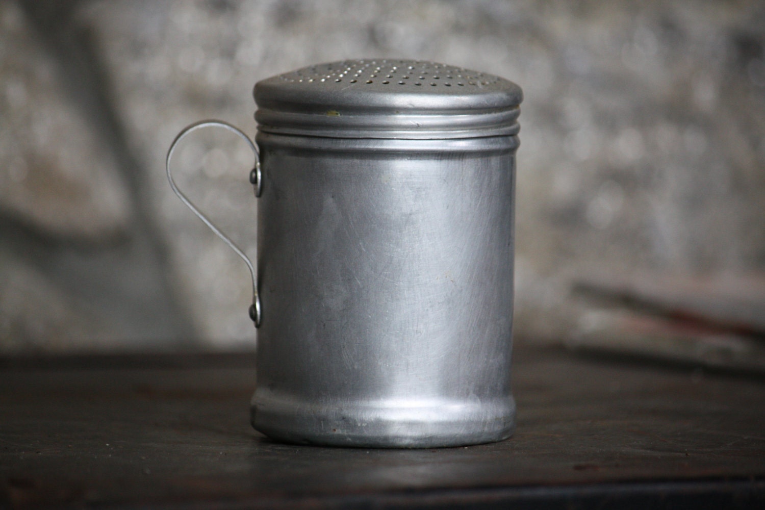 Vintage Aluminum Powdered Sugar Shaker