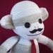 A Sock Monkey with a Mustache- Gomez