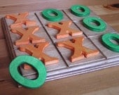 Eco- Friendly-Game- Kids- Wood-Wooden -Waldorf- Kids -Toy-Wooden Tic Tac Toe Set