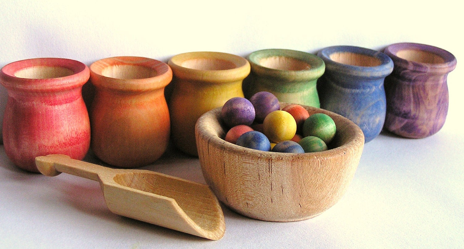 SCOOP & SORT Colors Wood Set