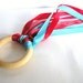 Wooden -Waldorf- Kids -Toy-FLY ME -Circus- Hand Kite