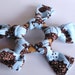 Waldorf- Wood n Fabric Ring Baby Teething Relief Toy- BITE ME- Jungle