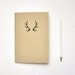 Oh Deer - Screenprinted notebook