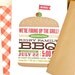 BBQ Invitation, Party Invitation, Picnic Invite // Set of 6 // BBQ BASH