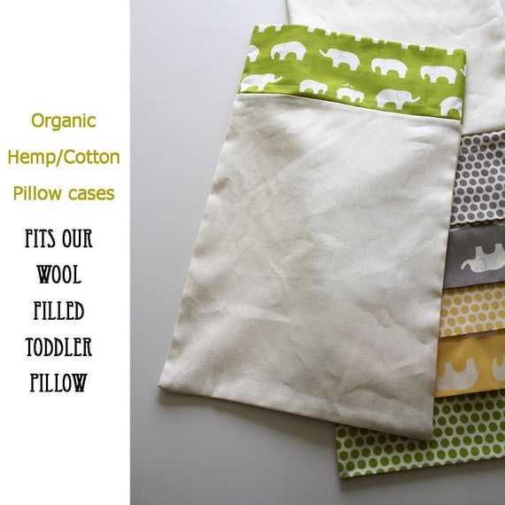 Organic pillow cases for toddler pillows