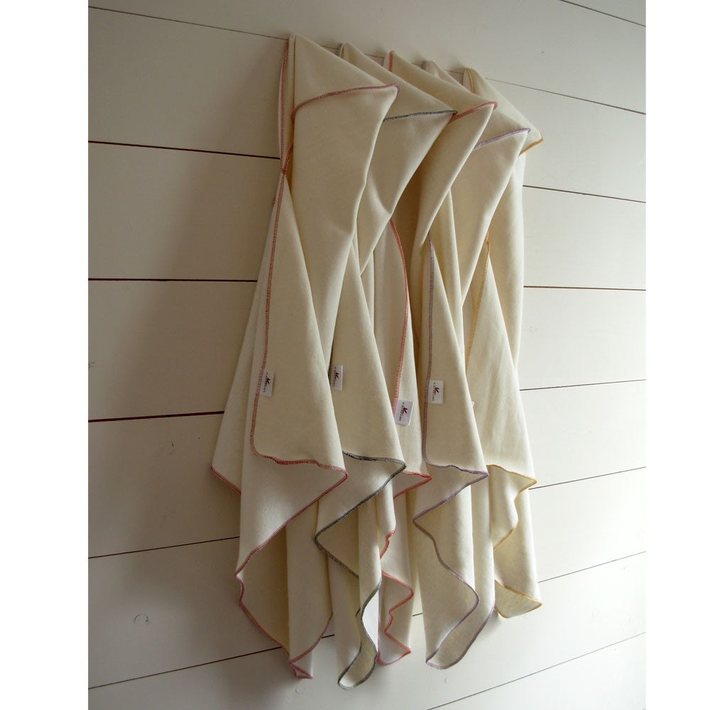 Certified Organic Hemp Hooded Bath towel