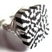 Wire Wrap Ring Black White Unisex Fashion Jewelry